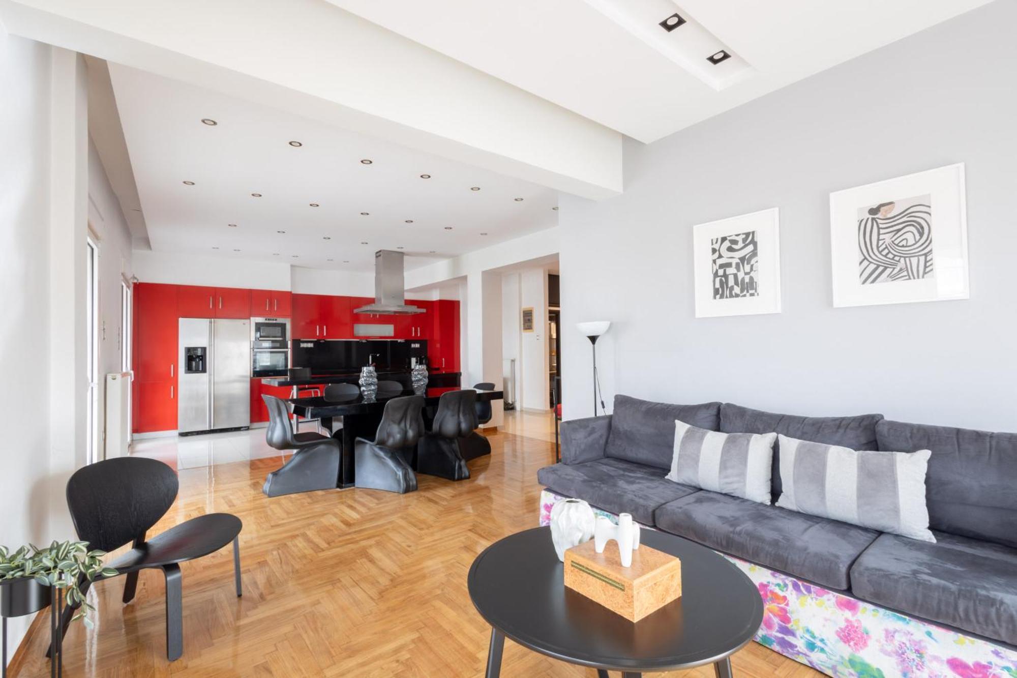 A Luxury & Comfortable Apt In Athens Luaran gambar